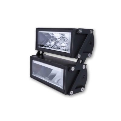 Phare HIGHSIDER ULTIMATE-LOW/HIGH support Z alu noir 146x73x124mm homologé