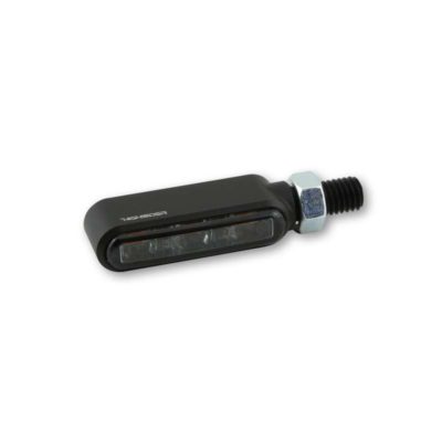 Clignos HIGHSIDER (paire) BRONX CNC LED noir M8-62x18x22mm homologé