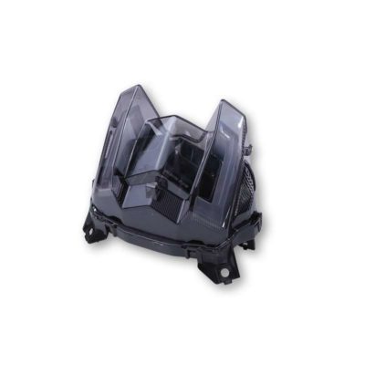 Feu arrière SHIN YO LED foncé reflecteur noir Yamaha homologé