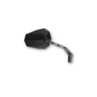 Retro HIGHSIDER (paire) STEALTH-X1 alu noir M10x1.25 avec adaptateurs homologé