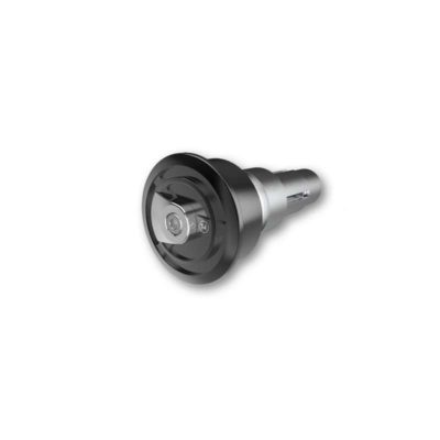 Embouts guidon HIGHSIDER (p) ENTERPRISE-EP1 alu noir/arg. Ø12-22mm Ø29.8x12mm