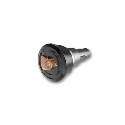 Embouts guidon HIGHSIDER (p) ENTERPRISE-EP1 alu noir/doré Ø12-22mm Ø29.8x12mm
