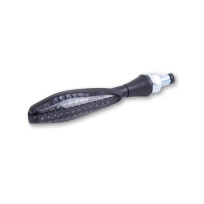 Clignos SHIN YO (paire) FLAKE SEQUENTIELL - 12x LED noir M8-85x18x25mm homol.