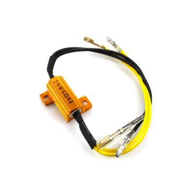 Résistances SHIN YO (paire) universel 6.8Ohm/25W cable 2 raccords clignos LED