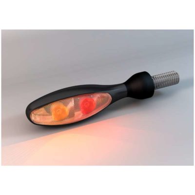 Cligno Kellermann MICRO 1000 DF noir/blanc feux stop/arrière homologé