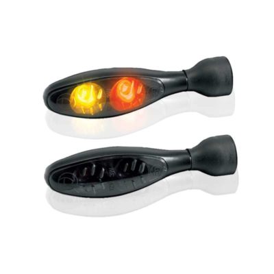 Cligno Kellermann MICRO 1000 DF DARK noir/noir feux stop/arrière homologé