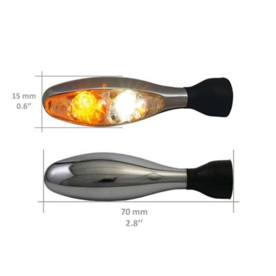 Cligno Kellermann (pce) MICRO 1000 PL chromé/blanc feu position homologé