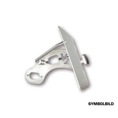 Support plaque GENSCHER V2 chromé éclairage LED / Support UE Yamaha