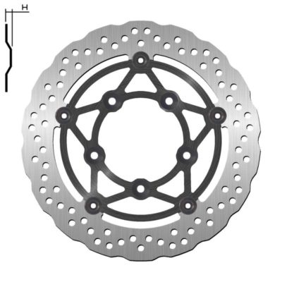 Disque de frein NG 270/88/4.5mm 5 trous