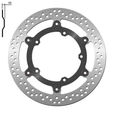 Disque de frein NG 298/132/4.5mm 5 trous