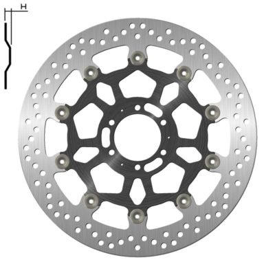 Disque de frein NG 320/64/5mm 6 trous