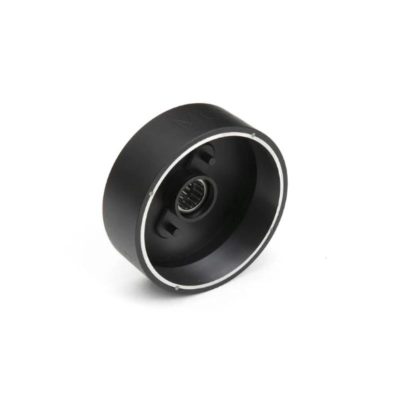 Cloche d'embrayage CNC Ø 50mm alu, noir, Piaggio Ciao/Si Mono