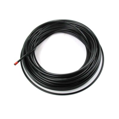 Gaine (rouleau à 50 mètres / Ø 2.5x5.8mm) version renforcé en noir