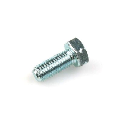Vis 6pans M7/1 x L 16mm (DIN 933) galvanisé-bleu