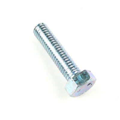 Vis 6pans M7/1 x L 25mm (DIN 933) galvanisé-bleu