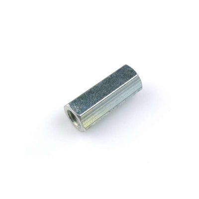 Ecrou 6pans (distance) M7/1 x 25mm galvanisé-bleu