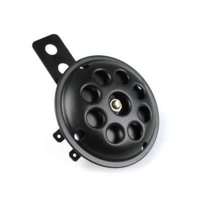 Klaxon AC *NO NAME* 6V AC (Ø 70 x P 30mm) en noir avec support