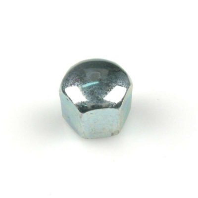Ecrou borgne (FLACH) M 3/1 x H 6mm (DIN 917) galvanisé-bleu