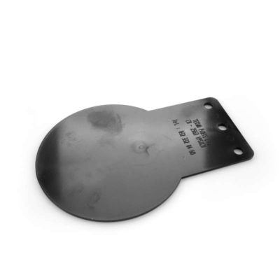 Support pour autocollant de vitesse en plastique noir (1pce)