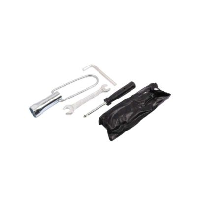 Sac à outils NO NAME avec tournevis, clés à fourche 10/12, clé bougie (HE1150)