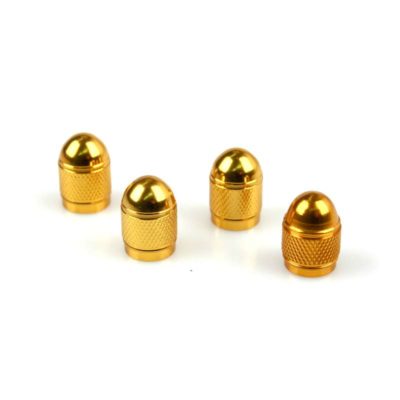 Bouchon valve SIMONI RACING (4 pcs) OVAL doré