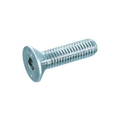 Vis noyée 6pans M8/1.25 x L 10mm (DIN 7991) galvanisé