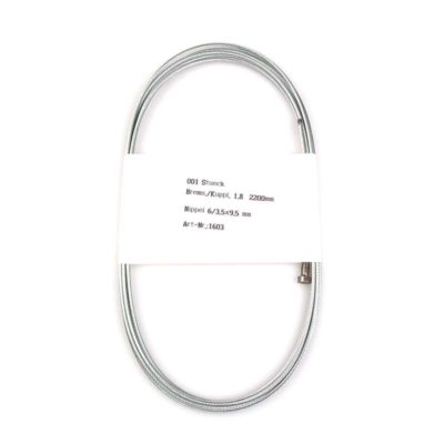 Cable frein/embra. BOWDENZUG intérieur Ø1.5x2200mm raccord Ø 3.5/6x10mm Magura