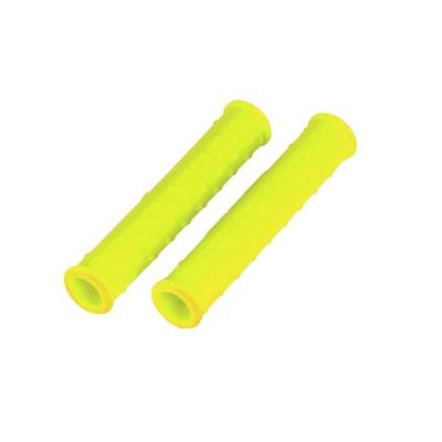 Grip levier de frein BIKE IT (paire) en SILIKON universel jaune (Ø 11/13x76mm)
