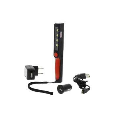 Baladeuse JMP 2W COB LED batterie + cable chargement magnétique et tirant