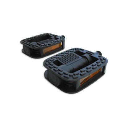 Pedales LYNX (paire) ANTI-SLIP UNIVERSAL en noir pour vélomoteurs (Bye Bike)
