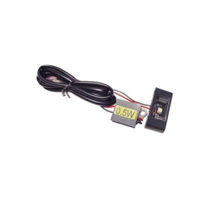 Eclairage de plaque JMP MINI LED en noir (18x44x12mm) homologé
