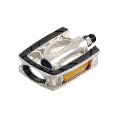 Pedales MARVI XERAMA (paire) SP-811 alu/plastique avec réflecteurargenté/noir