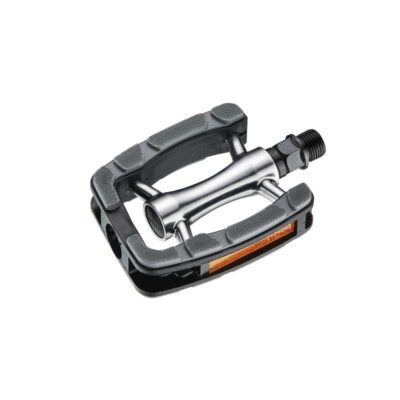 Pedales MARVI UNION (paire) SP-823 alu/plastique avec réflecteurs univ argenté