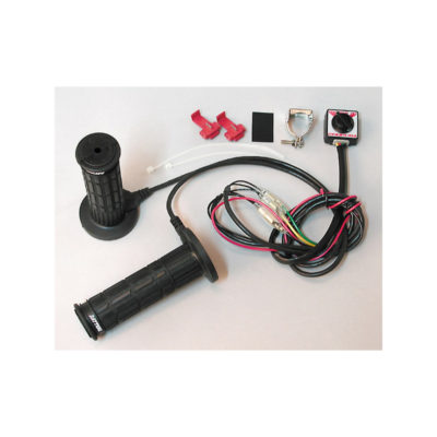 Poignées chauffantes Ø 25.4mm réglable DAYTONA 2 étapes L: 125mm