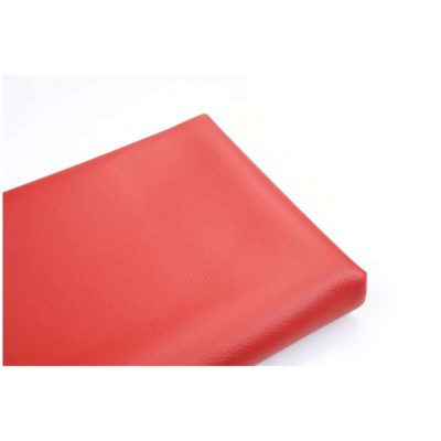 Couvre selle PRO620 R1 en rouge structure cuir fine 70x100cm