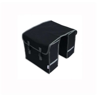 Sacs porte-bagage LYNX (paire) noir POLYESTER attache de montage 35x34x14cm