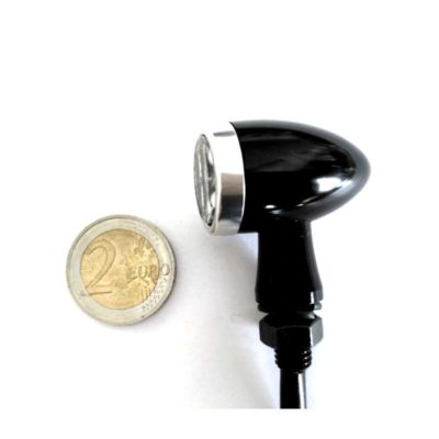 Clignos JMP (paire) OUTLAW 3 4 LED feux ar./stop M8x1.25-Ø22x37x37mm homologé