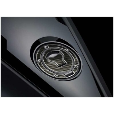 Protéction bouchon PRINT en carbon-look pour Honda