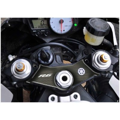 Protège tête de fourche PRINT en carbon-look pour Yamaha