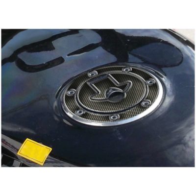 Protège bouchonPRINT en carbon-look pour Kawasaki