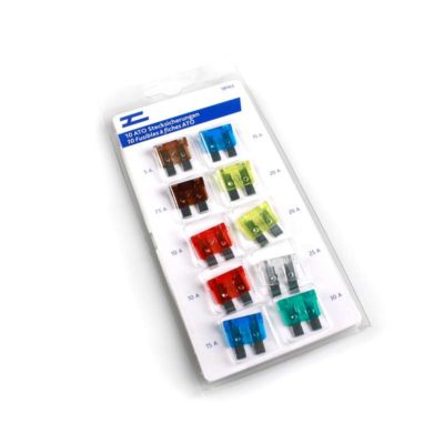 Kit fusible ATO 1x5A/ 1x7.5A/2x10A/ 2x15A/2x20A/1x25A/ 1x30A 19x18.5mm