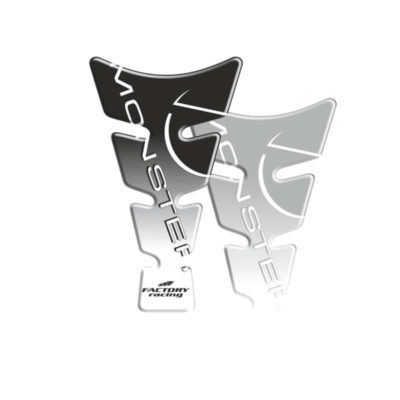 Protège réservoir PRINT SPIRIT MONSTER noir (128 x 213mm)