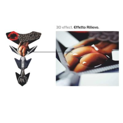 Protège réservoir PRINT GOLD EXPRESSION SLIM DON'T TOUCH!! (144.3 x 221mm)