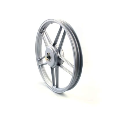 Jante avant 1.35x16 pouces GRIMECA Original argenté Maxi Plus avec moyeu GRIMECA