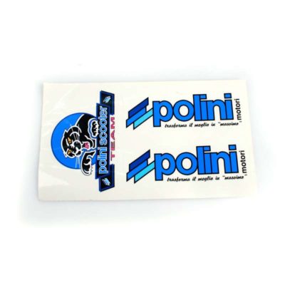 Autocollants POLINI RACING TEAM (12 x 21cm)