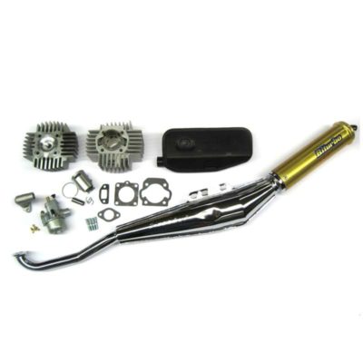 Tuning Kit TECH Ø 38mm (axe 12) Bing SRE 15mm & echappement Biturbo Puch