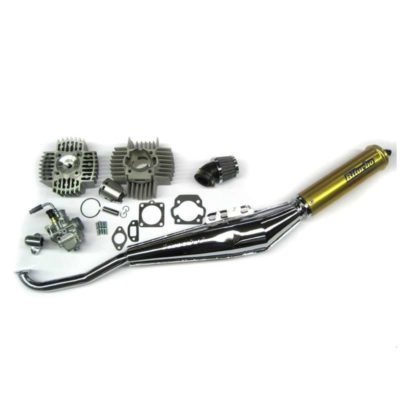 Tuning Kit TECH Ø 45mm axe 12 ailleron gr.+DellOrto 17.5mm+Biturbo Puch