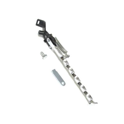 Béquille lat. NO NAME TWIST tourné chromé Puch Maxi bras osc. plat 20mm3