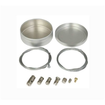 Assortiment cables + tendeurs Fix 4755 set dépannage moto boite alu