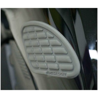 Side-Pad PRINT (paire) GOLD ANNIVERSARY SOFT TOUCH-cuir STYLE gris 170x93,5mm